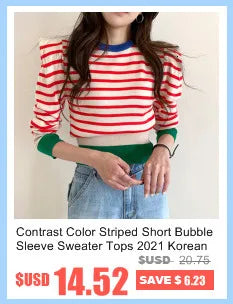2022 Autumn Winter Women Turtleneck Sweater Loose  Elegant Warm Knitted Pullovers Fashion Solid Tops Knitwear Jumper