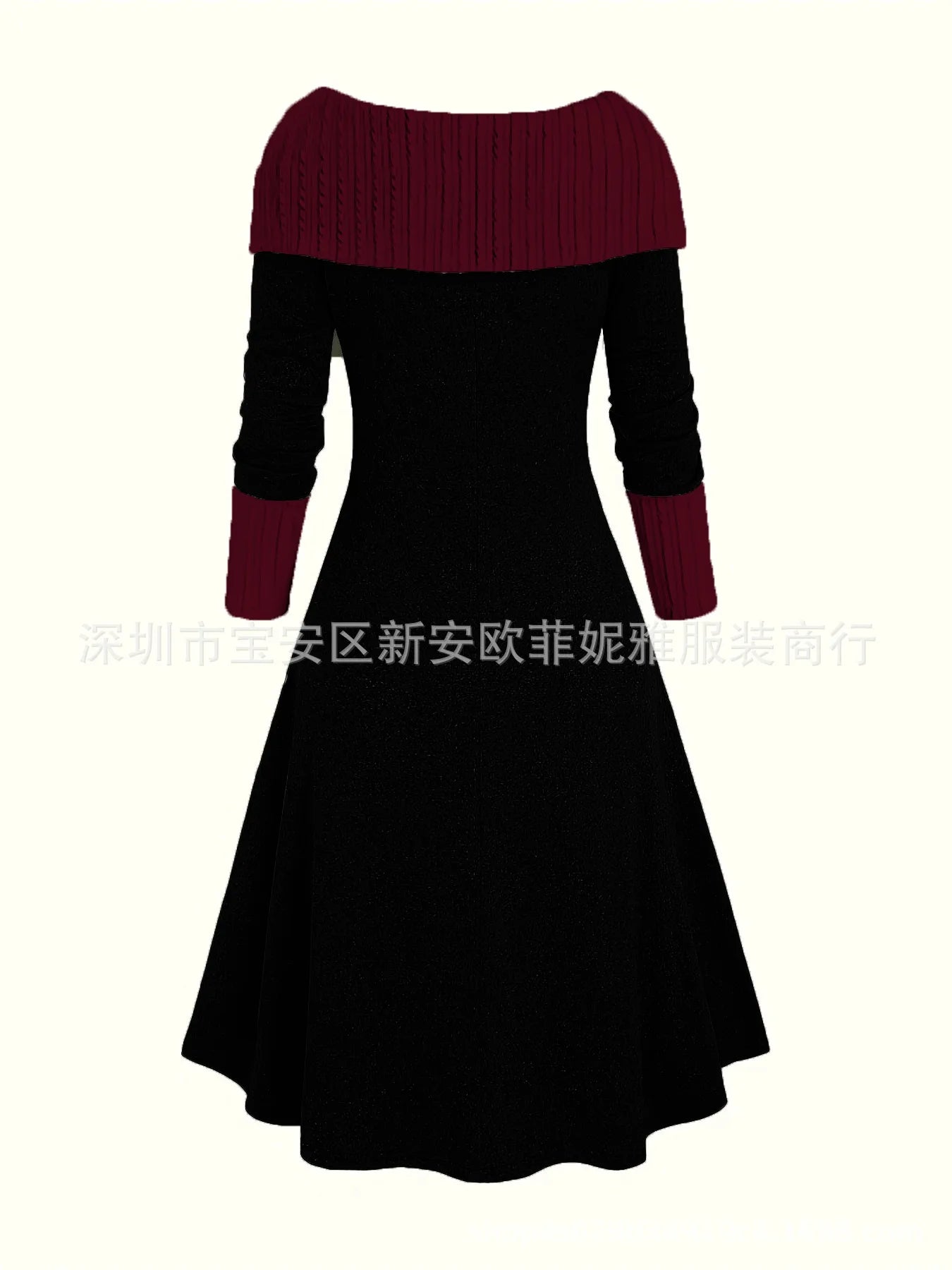 Elegant  Color blocked Dress