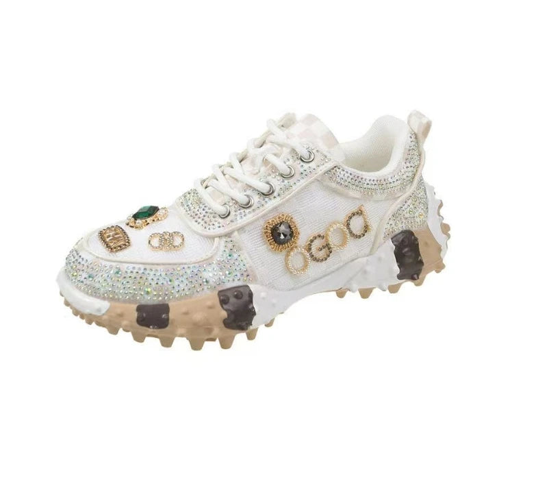 New Rhinestone Women Diamond Sneakers