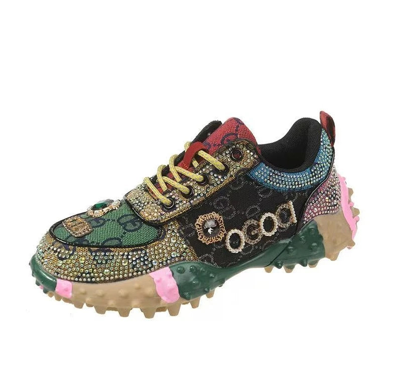 New Rhinestone Women Diamond Sneakers