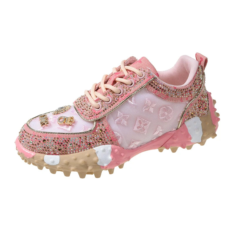New Rhinestone Women Diamond Sneakers