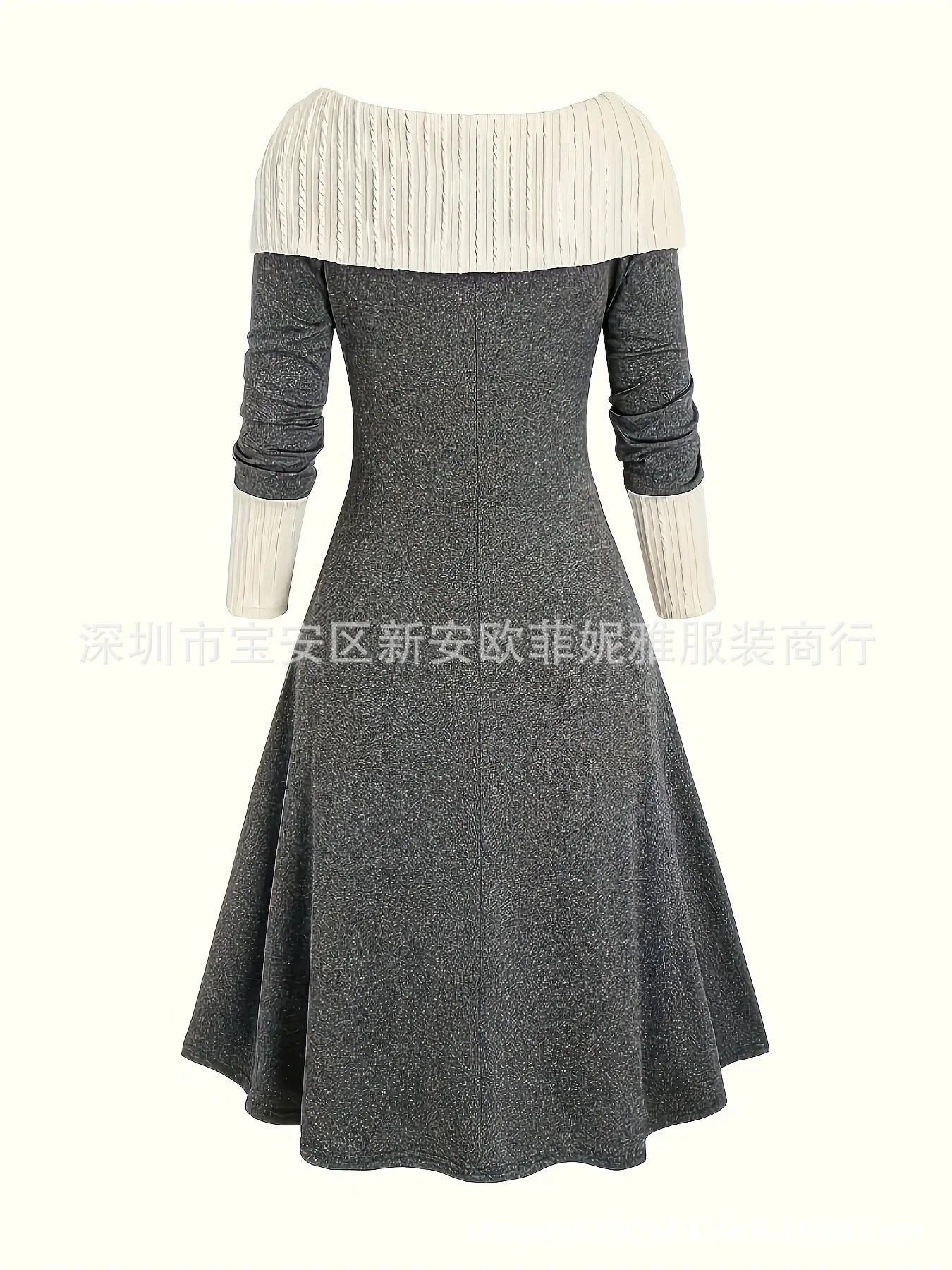 Elegant  Color blocked Dress