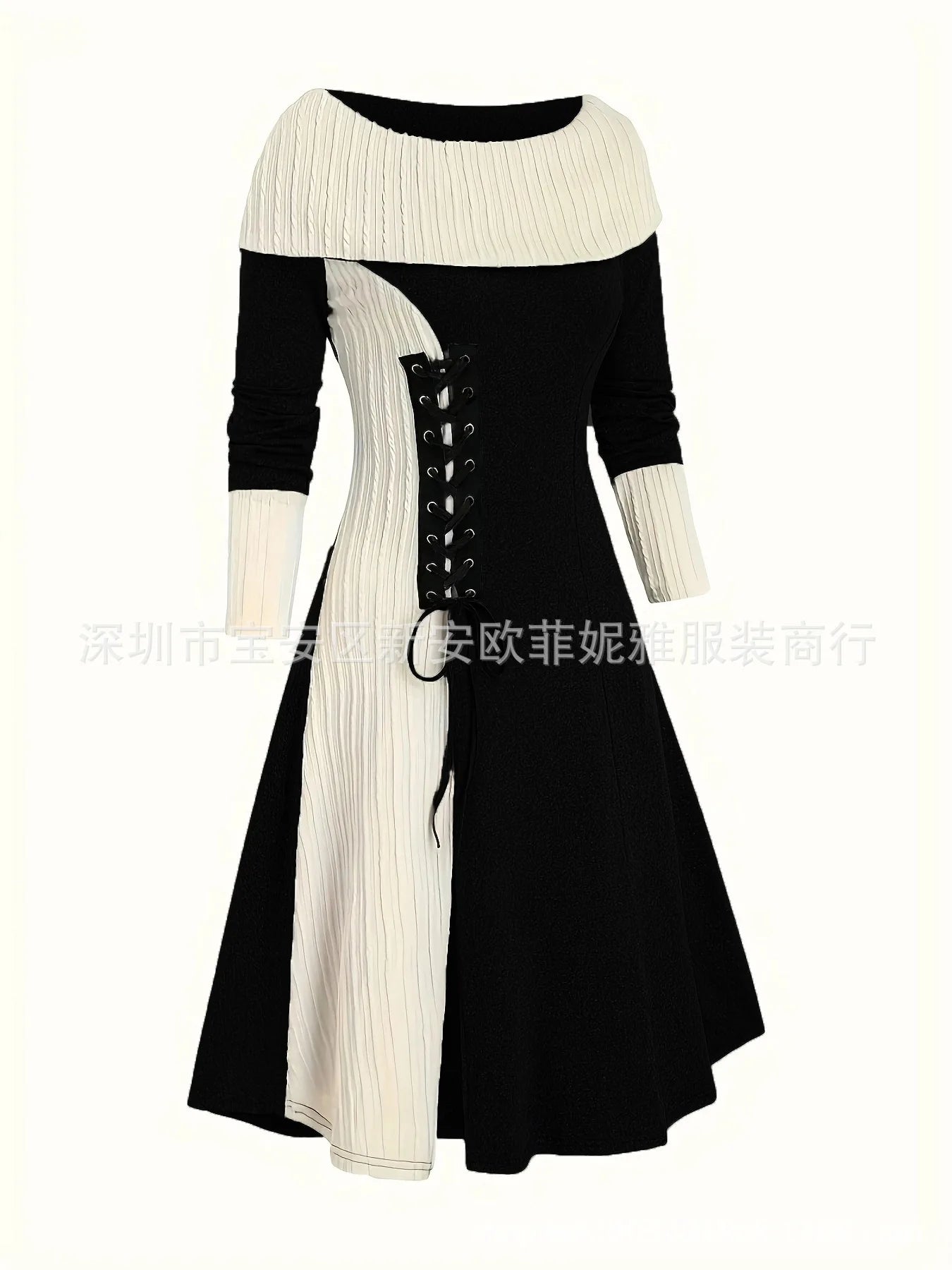Elegant  Color blocked Dress