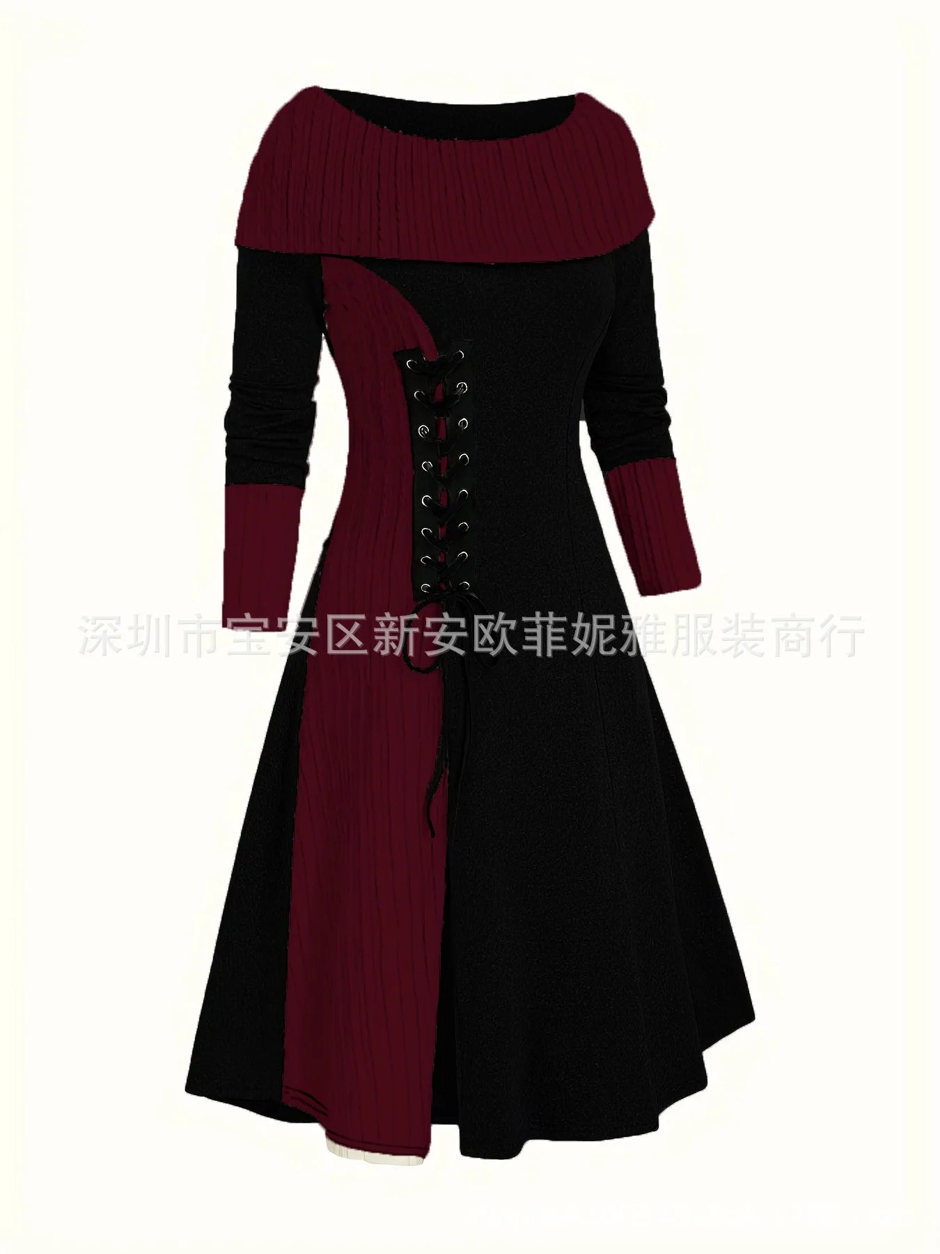 Elegant  Color blocked Dress