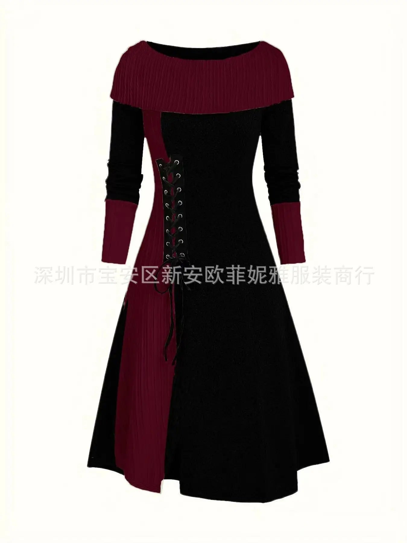 Elegant  Color blocked Dress