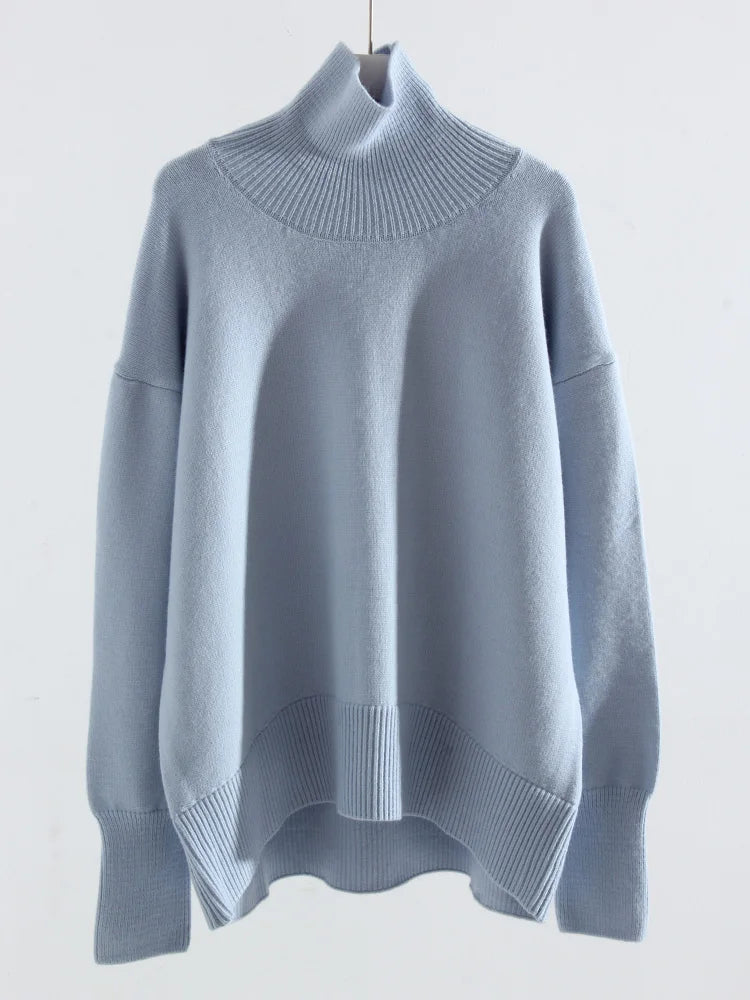 Winter Coffee Sweaters Women Oversize Turtleneck Warm Pullovers Thick Christmas Sweaters For Women Oversized Sweater And Jumpers