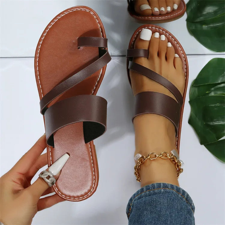 Open Toe Outdoor Slippers