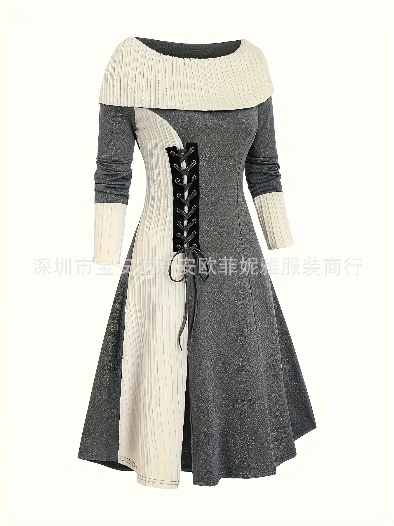 Elegant  Color blocked Dress
