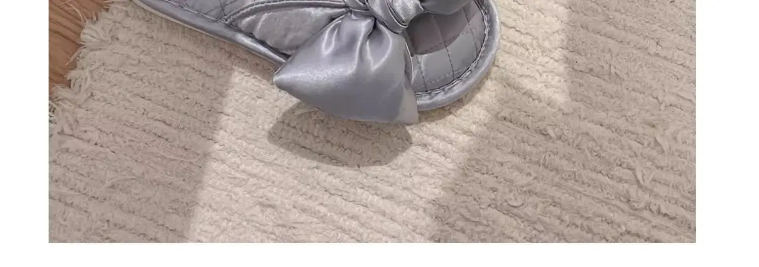 Anti-Slip Casual Faion Ladies Silk Surface slippers