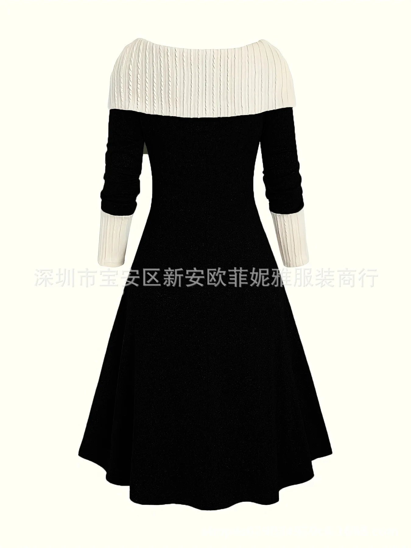 Elegant  Color blocked Dress
