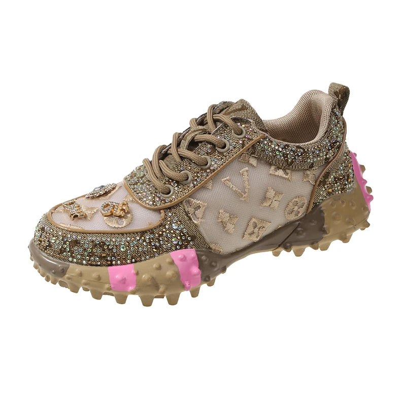 New Rhinestone Women Diamond Sneakers