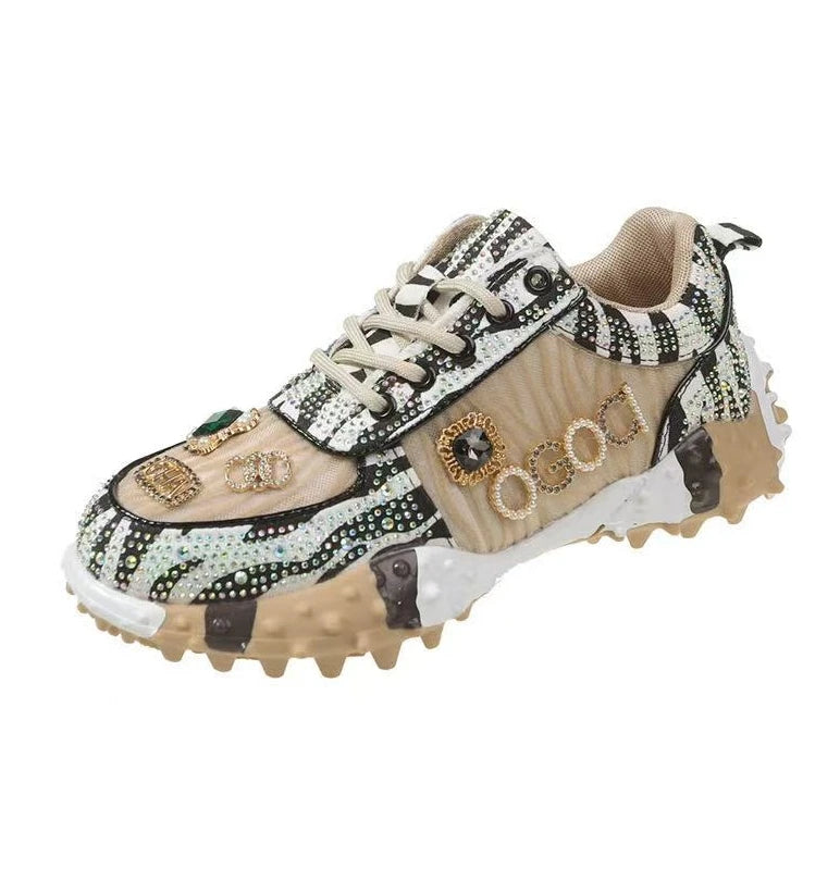 New Rhinestone Women Diamond Sneakers