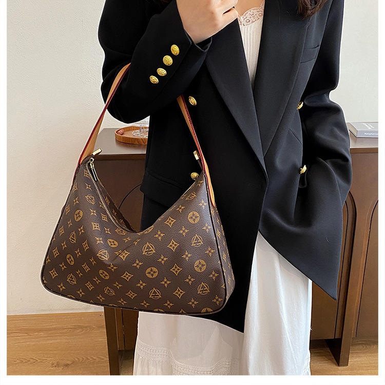 Luxury Leather Women's Shoulder Handbag