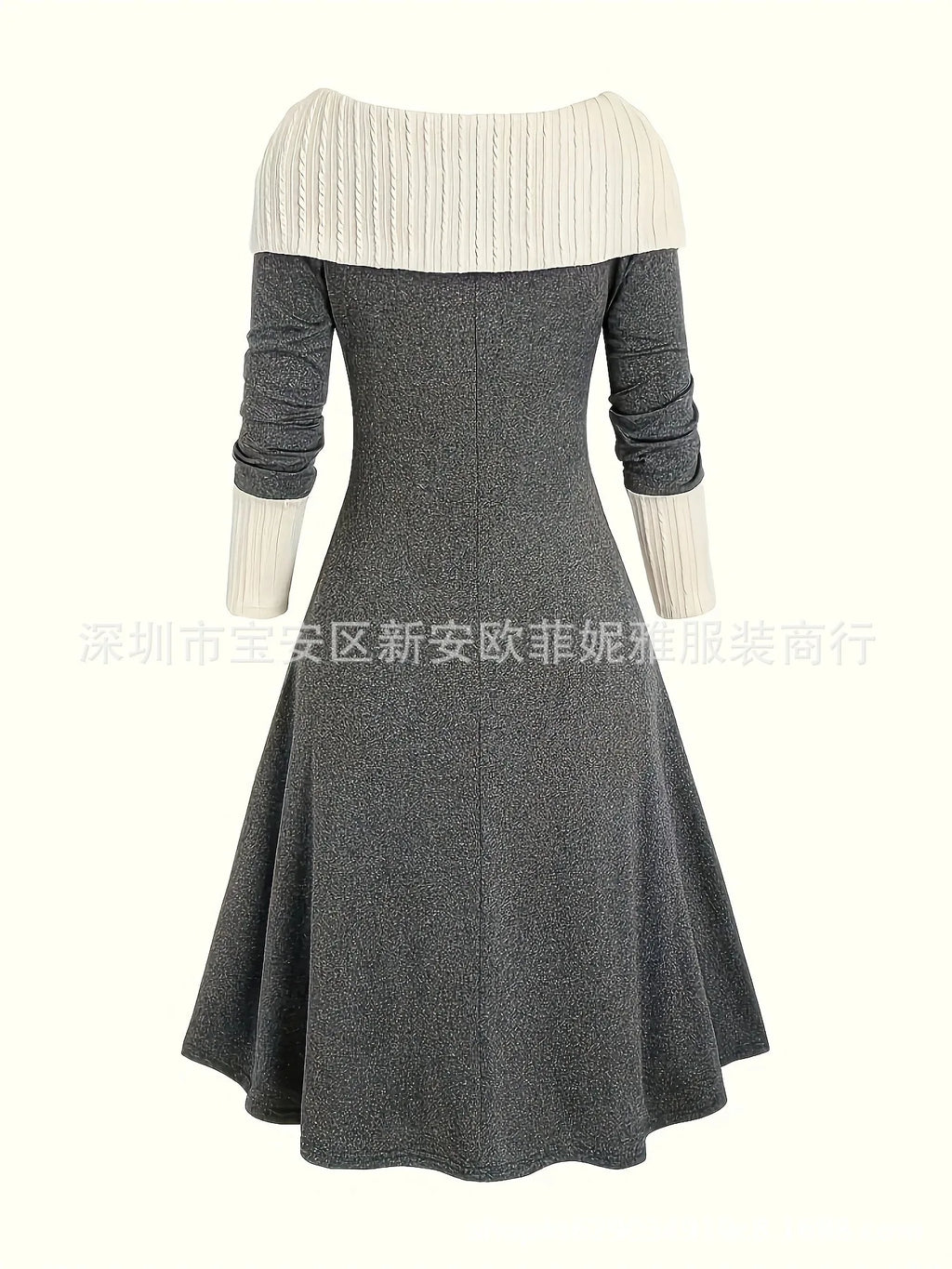 Elegant  Color blocked Dress