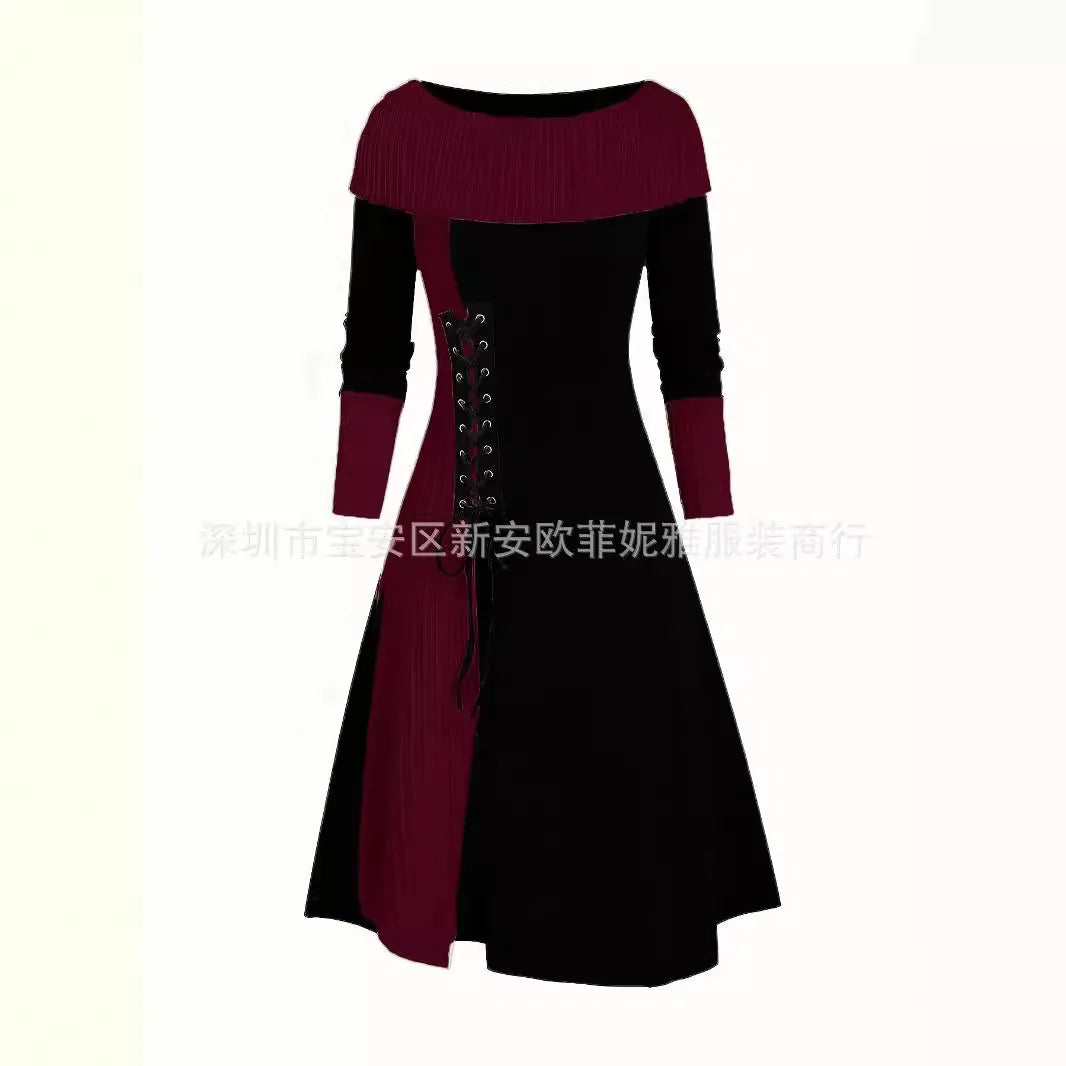 Elegant  Color blocked Dress