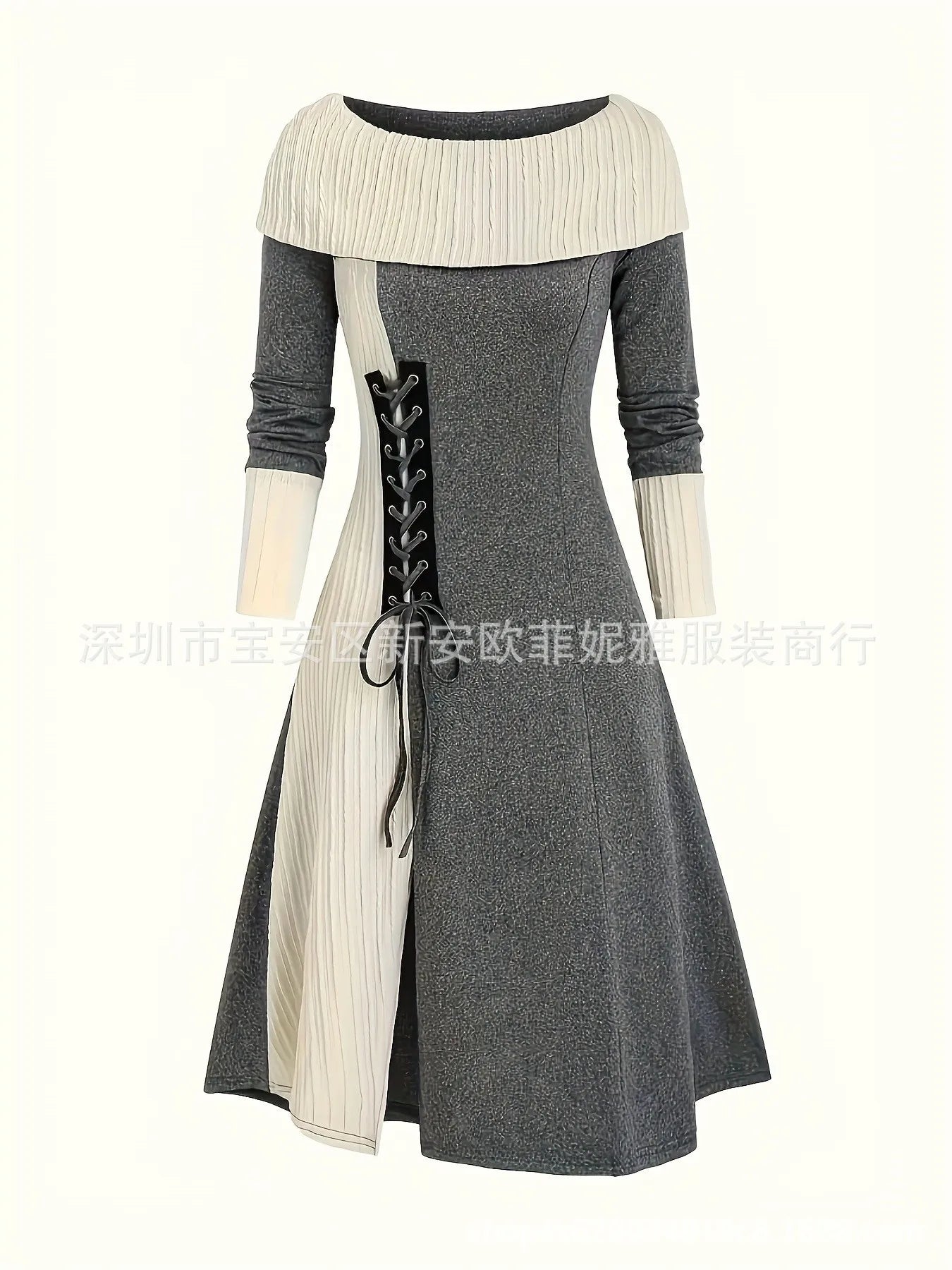 Elegant  Color blocked Dress