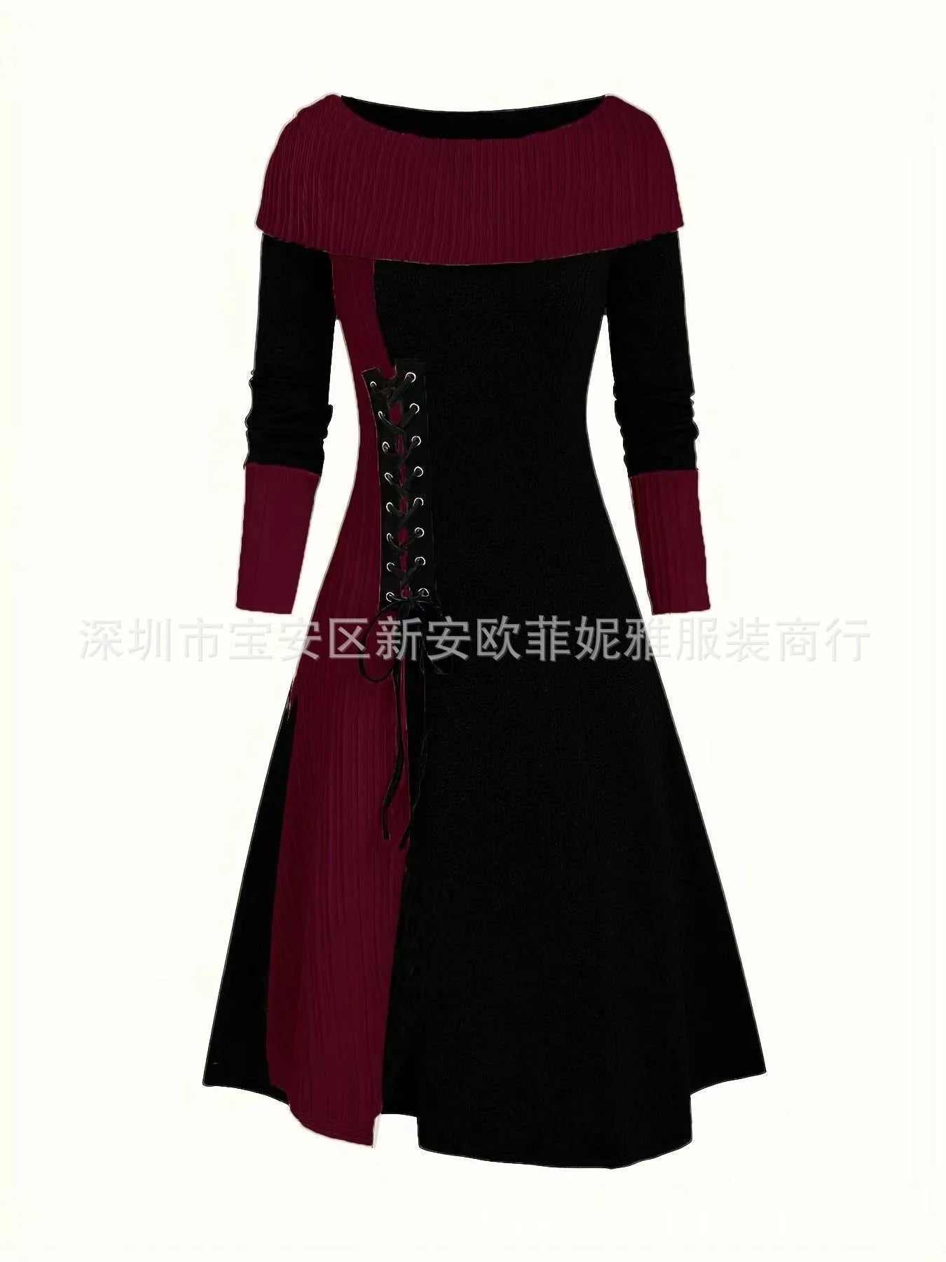 Elegant  Color blocked Dress