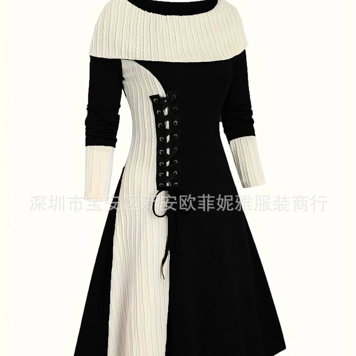 Elegant  Color blocked Dress