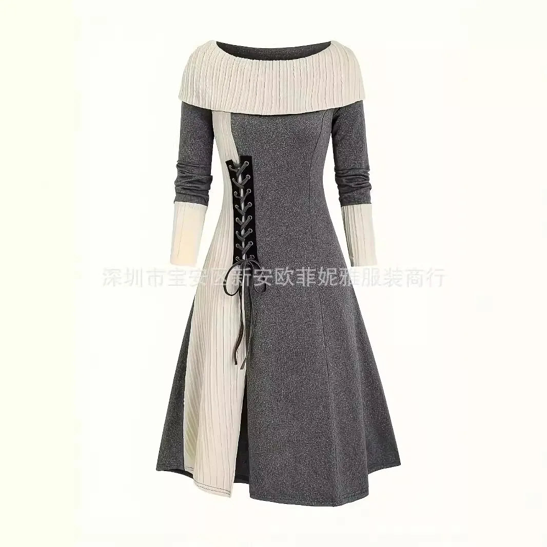 Elegant  Color blocked Dress