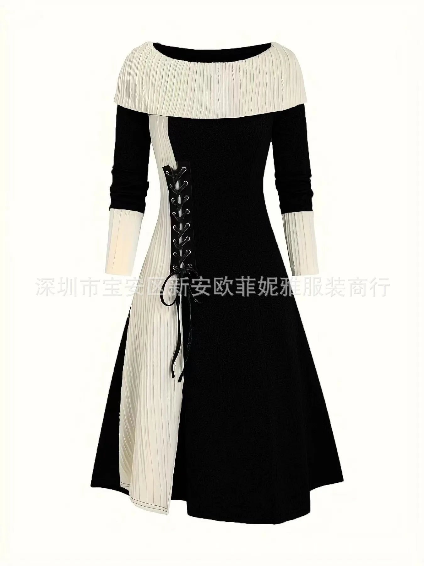 Elegant  Color blocked Dress