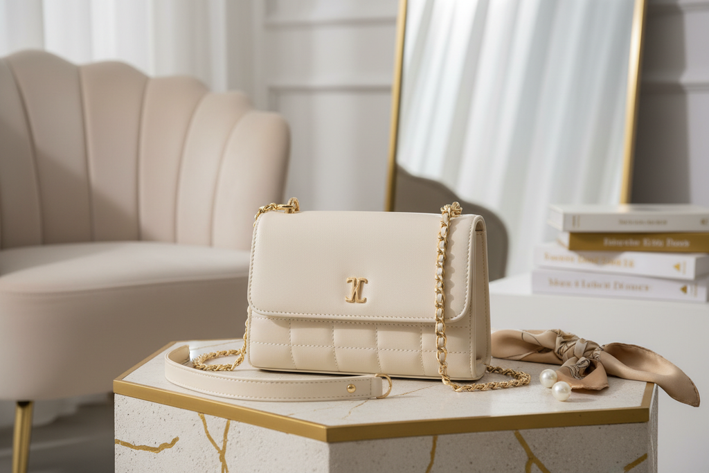 Luxury Crossbody Bag - Lifestyle Shot